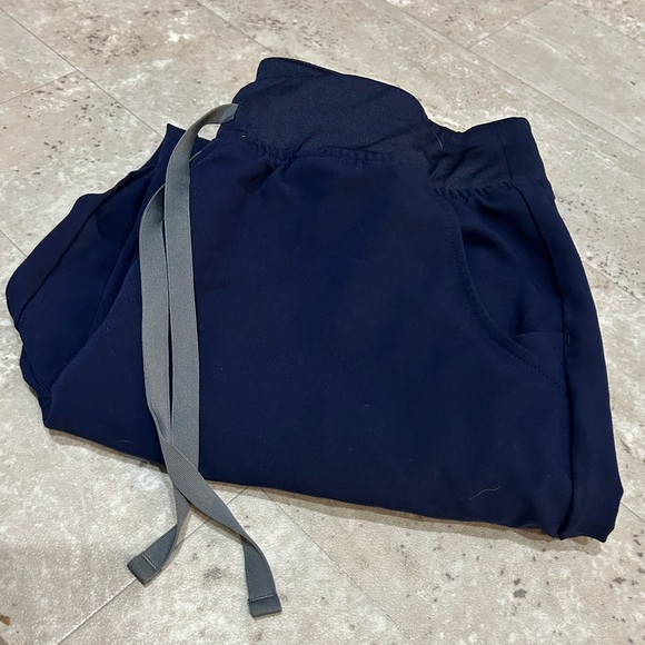 FIGS Zamora High Waisted Jogger Women’s Scrub Pants-Size Large-Navy Blue - Picture 4 of 5